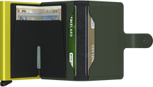 Load image into Gallery viewer, SECRID MINIWALLET MATTE GREEN &amp; LIME
