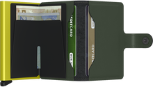 Load image into Gallery viewer, SECRID MINIWALLET MATTE GREEN & LIME