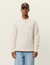 Load image into Gallery viewer, Les Deux Billy Weave Knitted LS Polo
