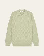 Load image into Gallery viewer, Les Deux Billy Weave Knitted LS Polo

