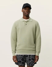Load image into Gallery viewer, Les Deux Billy Weave Knitted LS Polo
