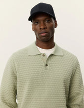 Load image into Gallery viewer, Les Deux Billy Weave Knitted LS Polo
