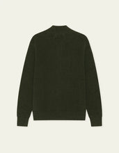 Load image into Gallery viewer, Les Deux Wool Rib Zipper Rosin Green
