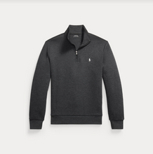 Load image into Gallery viewer, Ralph Lauren Double Knit Quarter Zip Windsor Heather

