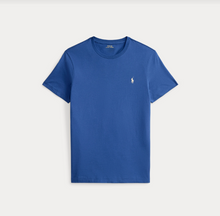 Load image into Gallery viewer, Ralph Lauren Custom Fit Tee Dusty Azure
