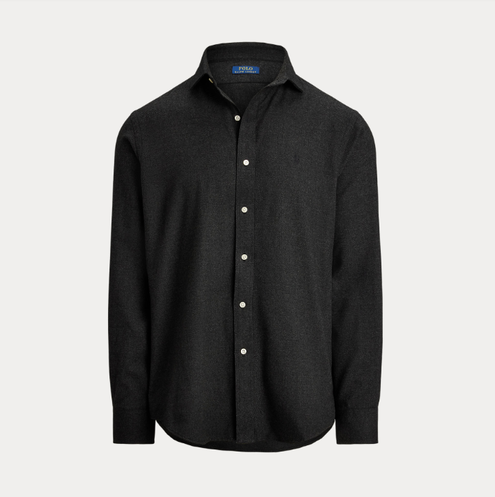 Ralph Lauren Twill Shirt Black Heather