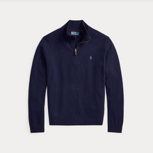 Load image into Gallery viewer, Ralph Lauren Wool Quarter Zip Navy
