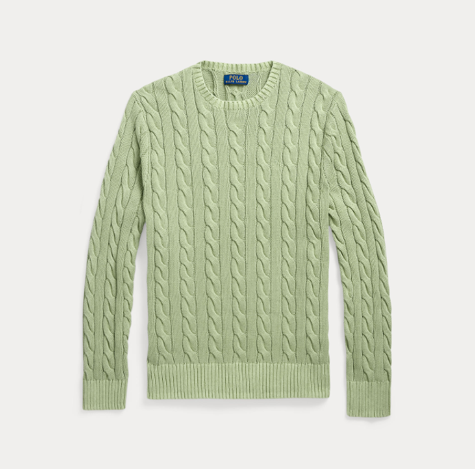 RALPH LAUREN COTTON CABLE KNIT