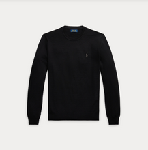 Load image into Gallery viewer, Ralph Lauren Merino Wool Crewneck Black

