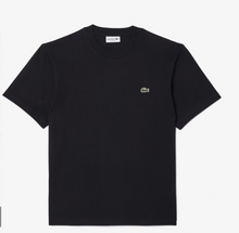 Load image into Gallery viewer, LACOSTE CLASSIC FIT COTTON TEE BLACK

