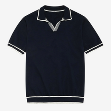Load image into Gallery viewer, OLIVER SWEENEY GARRAS NAVY RIVIERA POLO
