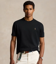 Load image into Gallery viewer, RALPH LAUREN SOFT COTTON TEE BLACK
