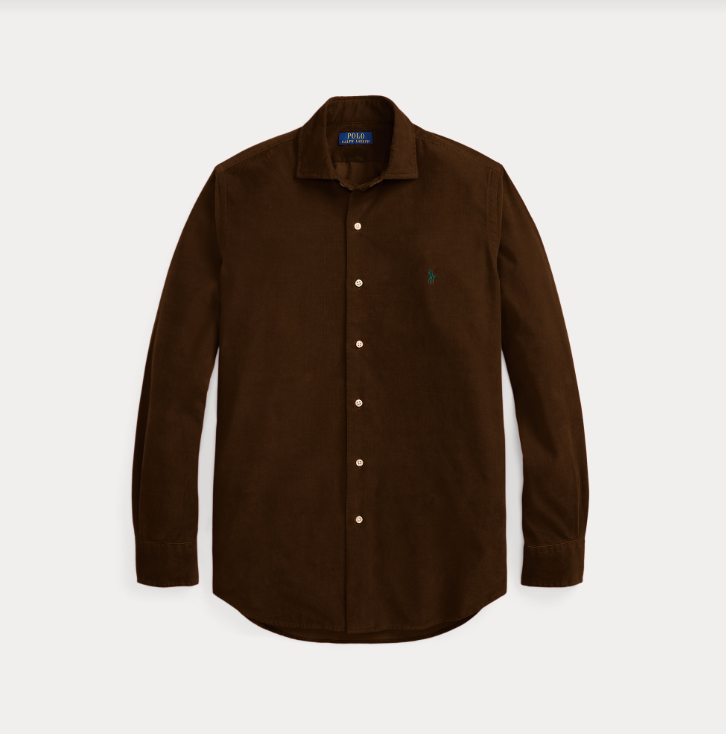 Ralph Lauren Corduroy Shirt Chocolate