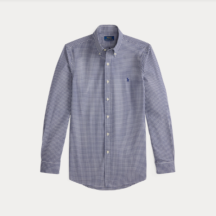 Ralph Lauren Stretch Poplin Gingham