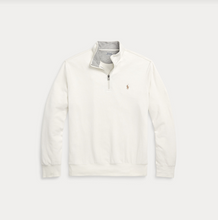 Load image into Gallery viewer, Ralph Lauren Luxury Jersey Quarter Zip Cream
