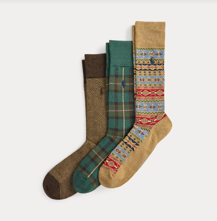 Ralph Lauren 3 Pack Socks