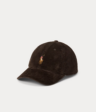 Load image into Gallery viewer, Ralph Lauren Corduroy Cap Brown
