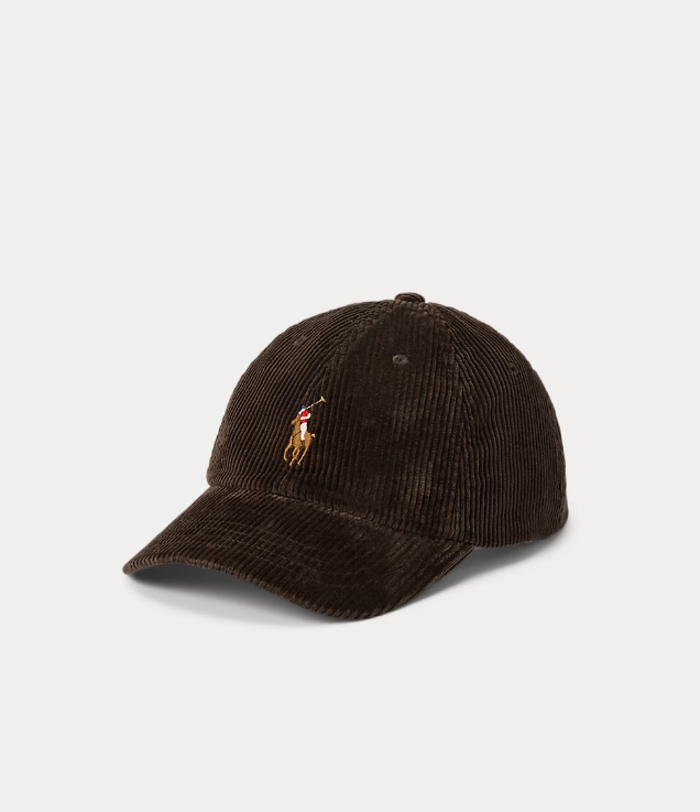 Ralph Lauren Corduroy Cap Brown