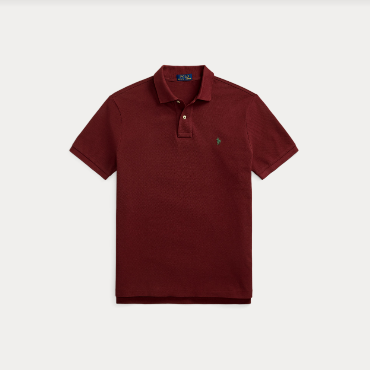 Ralph Lauren Polo Shirt Wine Heather