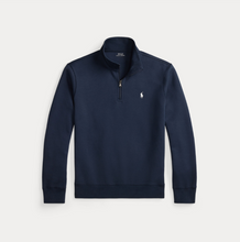Load image into Gallery viewer, Ralph Lauren Double Knit Quarter Zip Navy
