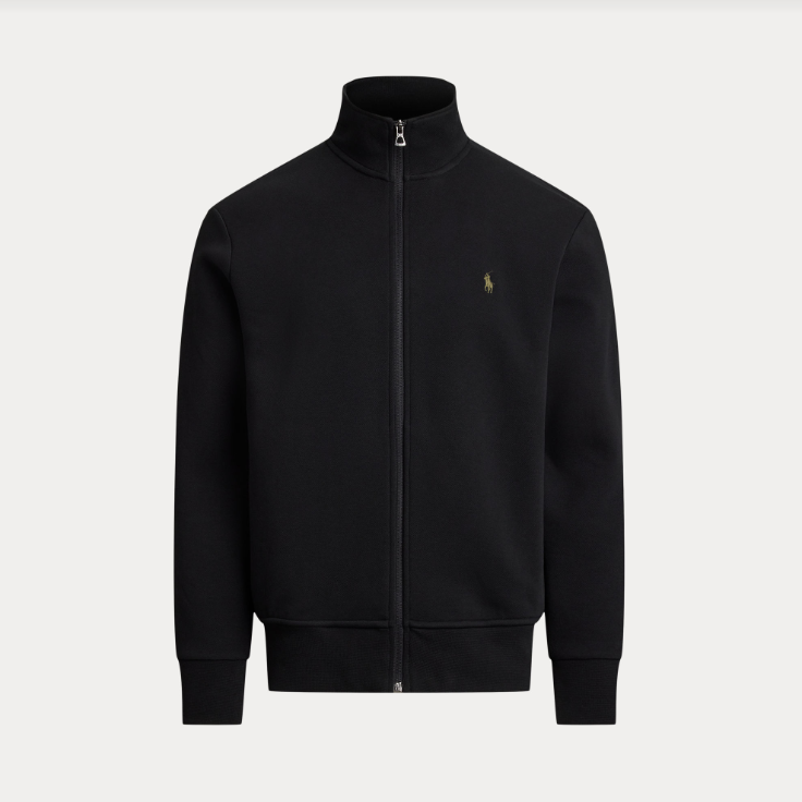 Ralph Lauren Double Knit Track Sweatshirt