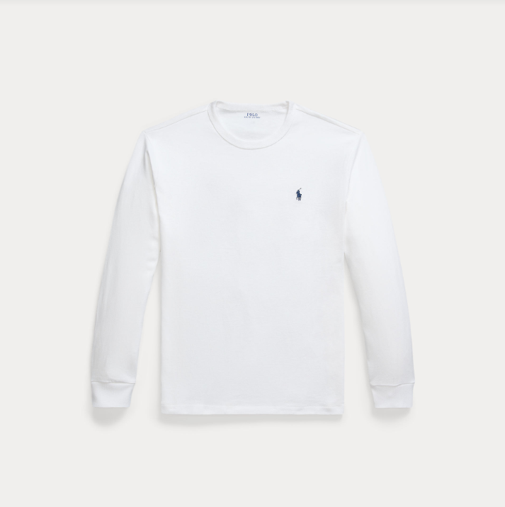 Ralph Lauren Long Sleeved Tee White