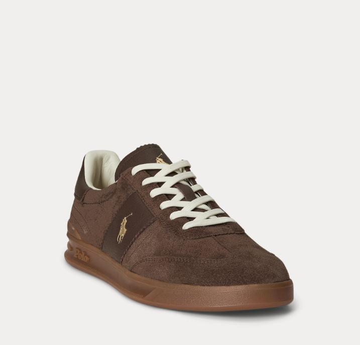 Ralph Lauren Heritage Aera Suede Trainer
