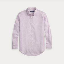 Load image into Gallery viewer, Ralph Lauren Striped Linen Lavender/White
