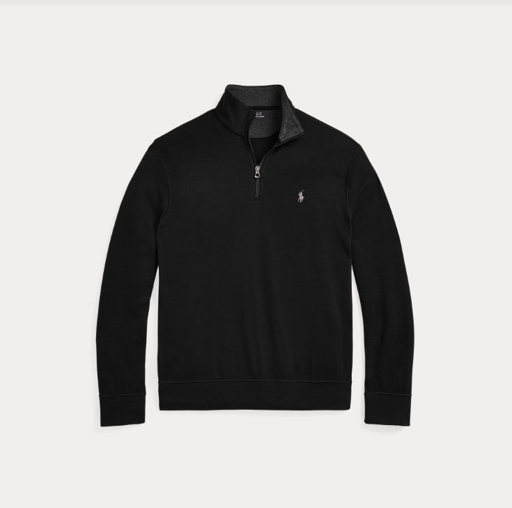 Ralph Lauren Luxury Jersey Quarter Zip