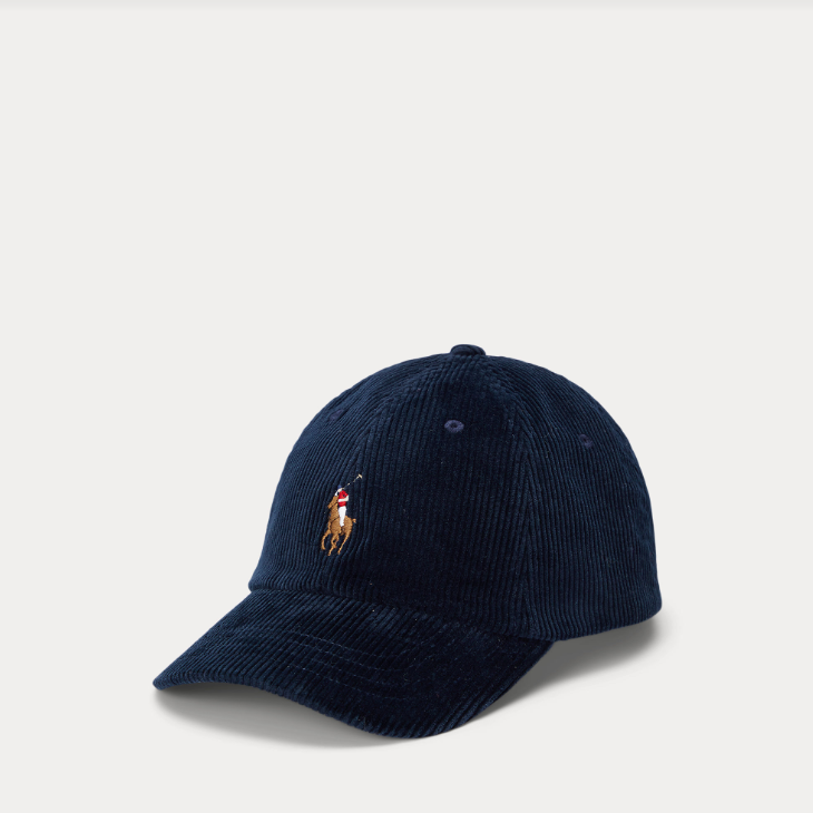 Ralph Lauren Corduroy Cap Navy