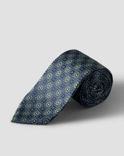Load image into Gallery viewer, Eton Dark green Medallion Woven Tie
