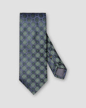 Load image into Gallery viewer, Eton Dark green Medallion Woven Tie
