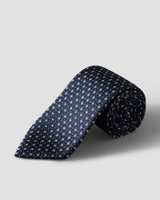 Load image into Gallery viewer, Eton Navy Geometric Woven Tie
