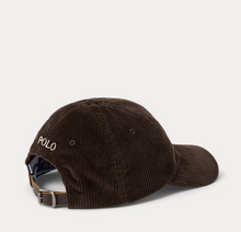 Load image into Gallery viewer, Ralph Lauren Corduroy Cap Brown
