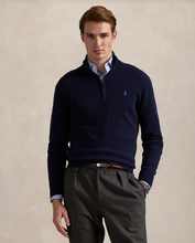 Load image into Gallery viewer, Ralph Lauren Wool 1/4 Zip Navy
