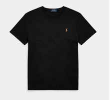 Load image into Gallery viewer, RALPH LAUREN SOFT COTTON TEE BLACK
