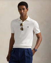 Load image into Gallery viewer, Ralph Lauren Cotton Polo Sweater Deckwash White

