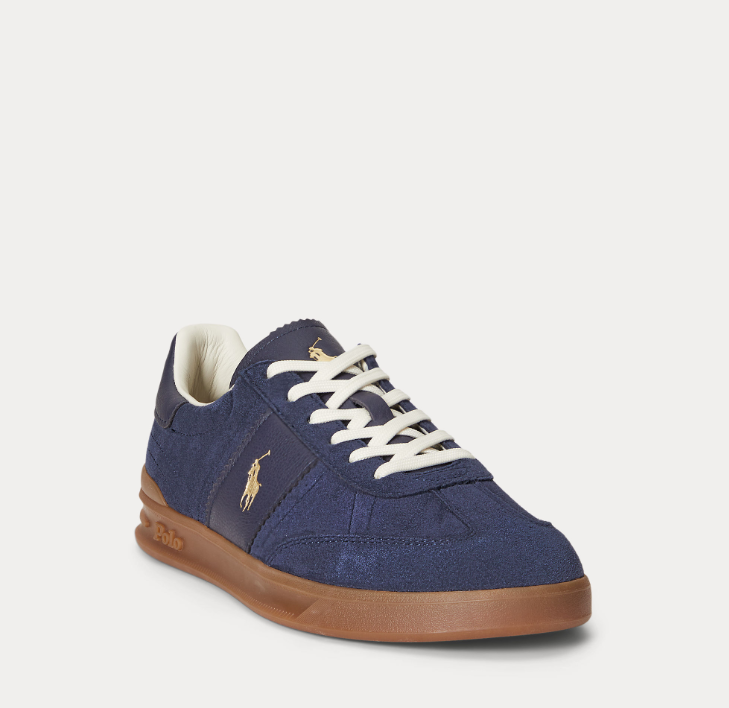 Ralph Lauren Heritage Aera Suede Trainer