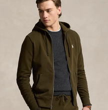 Load image into Gallery viewer, RALPH LAUREN LOOPBACK HOODIE DARK LODEN
