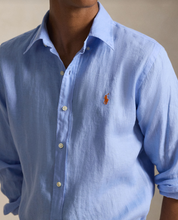 Load image into Gallery viewer, Ralph Lauren Linen Shirt Austin Blue
