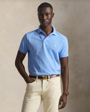 Load image into Gallery viewer, Ralph Lauren Iconic Mesh Polo Blue Lagoon
