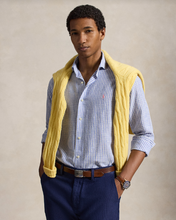 Load image into Gallery viewer, Ralph Lauren Seersucker Linen Blue/White
