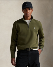 Load image into Gallery viewer, Ralph Lauren Double Knit 1/4 Zip Green
