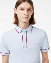 Load image into Gallery viewer, LACOSTE STRETCH POLO BLUE
