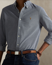 Load image into Gallery viewer, Ralph Lauren Knit Oxford Shirt Navy
