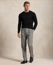 Load image into Gallery viewer, Ralph Lauren Merino Wool Crewneck Black
