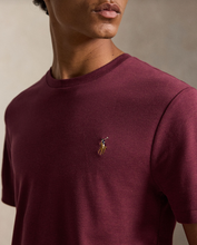 Load image into Gallery viewer, Ralph Lauren Soft Cotton T-Shirt Wine Heather
