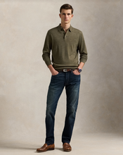 Load image into Gallery viewer, Ralph Lauren Polo Collar Sweater Olive Heather
