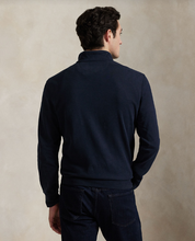 Load image into Gallery viewer, Ralph Lauren Luxury Jersey Quarter Zip Navy
