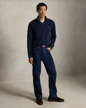 Load image into Gallery viewer, Ralph Lauren Luxury Jersey Quarter Zip Navy
